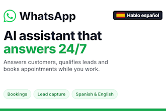 build a whatsapp ai chatbot with whatsapp business API