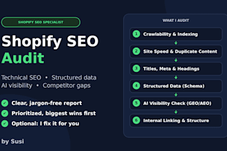 audit your shopify SEO and fix technical issues