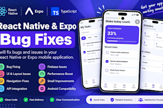 fix bugs in your react native and expo app