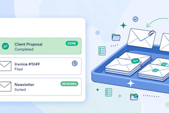 clean up and organize your messy email inbox