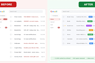 clean up and organize your messy email inbox