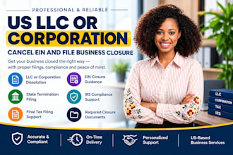 dissolve US llc, corporation, cancel ein, US llc reinstatement, final tax return