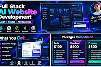 build your full stack ai website