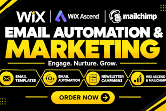 wix ascend mailchimp email templates email automation newsletter campaigns