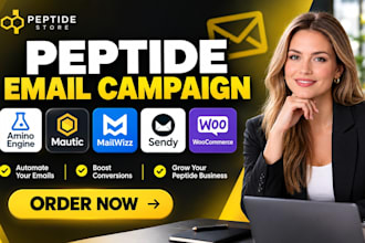 peptide store amino engine mautic mailwizz sendy woocommerce email marketing