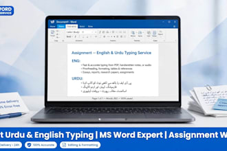 fast typing and assignment in ms word