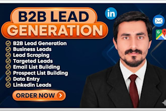 do b2b lead generation, email list building and linkedin lead generation