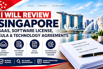 review singapore saas, software license, eula and technology agreements