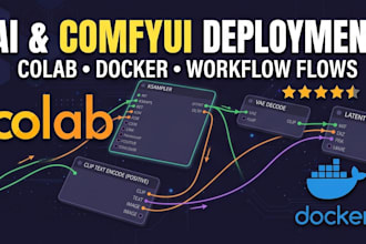 install and deploy comfyui on google colab or docker