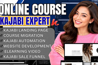 redesign kajabi website, kajabi sales funnel, landing page, and online coaches