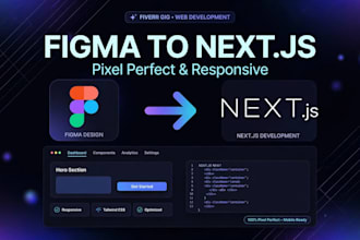 convert figma to nextjs tailwind website