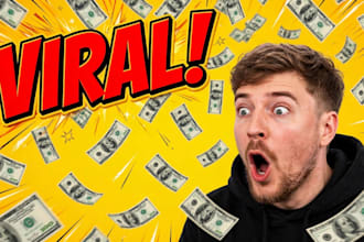 design viral eye catchy youtube thumbnail for high CTR