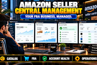 manage your amazon seller central account and fba business