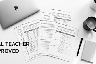 create business english lesson plans and worksheets