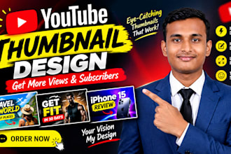 create an impressive youtube thumbanil for you