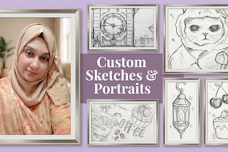create beautiful hand drawn art and drawings