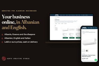 build a professional website for your albanian business