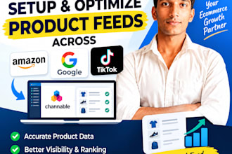 setup and optimize your channable product feeds across amazon, google and tiktok