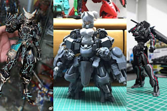 paint your gundam model kit gunpla