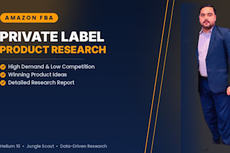 do amazon fba private label product research