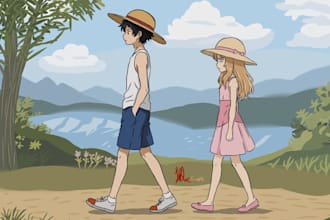make beautiful color illustrations, and fan art