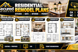 architectural drawings floor plans house plans permit drawing california arizona