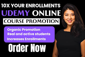 online course promotion udemy course promotion udemy marketing and course sales