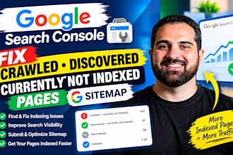 fix crawled discovered currently not indexed pages google search console sitemap