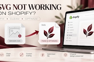 fix, clean and optimize your svg files for shopify