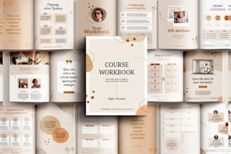 design professional mental health wellness ebook or workbook template in canva