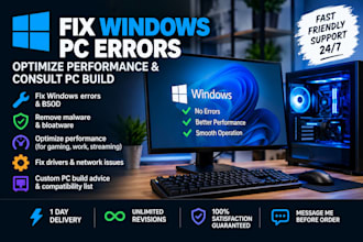 fix windows pc errors and optimize performance