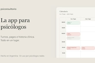 set up a patient management app and website for psychologists