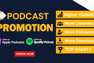 promote your podcast on spotify and apple podcasts