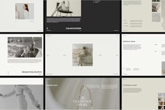 design canva brand kit branded social media kit visual identity brand mockup