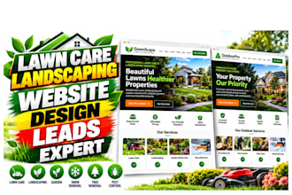 do lawncare landscaping garden plant snow tree removal pest control lead website