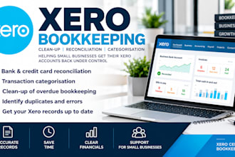 clean up and reconcile your xero bookkeeping