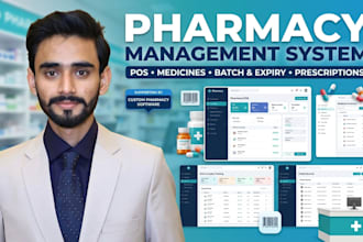 build a pharmacy management system and pharmacy pos