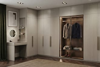 design built in wardrobes kitchen cabinet and walkin closets with 3d rendering