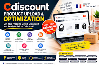 upload  optimize and manage your cdiscount marketplace products listing