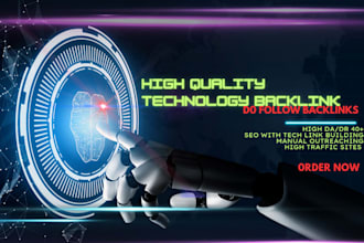 build technology backlink for SEO with tech linkbuilding