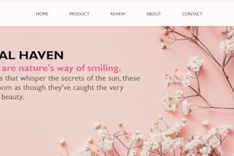 create a modern responsive ecommerce website