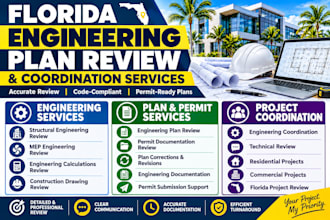 review florida, missouri, texas plans for engineering approval and seal