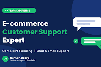 provide professional ecommerce customer support