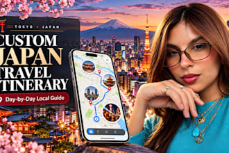 create custom japan travel itinerary and local trip planner