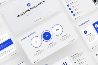 create investor startup pitch deck investor fundraising business presentation