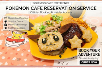 buy pokemon cafe and nintendo museum tickets for you
