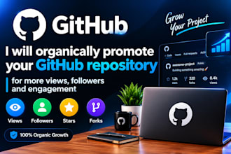 promote your github repo organically for more viewers followers and engagement