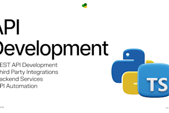 develop custom rest apis and integrate third party apis
