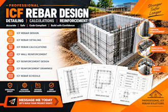 do icf rebar design, detailing, calculations and reinforcement
