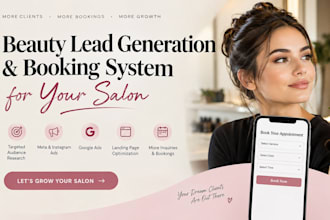 build a targeted beauty lead generation and booking system for your salon